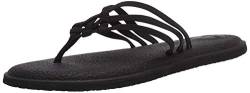 Sanuk Damen Yoga Salty Flipflop, schwarz, 37 EU von Sanuk