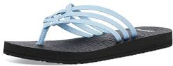 Sanuk Damen Yoga Sandy Flipflop, Klarer Himmel, 41 EU von Sanuk