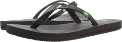 Sanuk Damen Yoga Spree 4 Flip Flop, Schwarz (schwarz), 42 EU von Sanuk