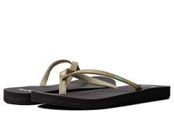 Sanuk Damen Yoga Spree 4 Metallic Flipflop, Champagne, 39 EU von Sanuk