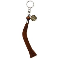 Saraswati Schlüsselanhänger Schlüsselanhänger "Om" Nylon braun 18cm von Saraswati