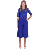 Sarcia.eu Culotte-Overall John Zack Kobaltblauer Overall 3/4 Länge aus Spitze M von Sarcia.eu