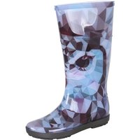 Sarcia.eu DEMAR Damen/Mädchen PVC Gummi- Regenstiefel HAWAI LADY Eule 36 EU Gummistiefel von Sarcia.eu