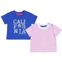 Sarcia.eu Kurzarmbluse 2x Baby T-Shirt Kalifornien 0-3 Monate von Sarcia.eu