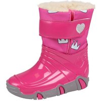 Sarcia.eu Pinke Winterstiefel für Mädchen Krone, mit Klettverschluss, ZETPOL Stiefel von Sarcia.eu