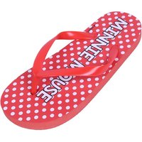 Sarcia.eu Rote Flip-Flops weiß getupft Minnie Mouse Disney 26-27 EU Badezehentrenner von Sarcia.eu