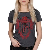 Sarcia.eu T-Shirt Dunkelgraues T-Shirt für Damen GRYFFINDOR Harry Potter von Sarcia.eu