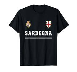 Sardegna Sport-/Fußballtrikot mit Flagge, Fußball T-Shirt von Sardegna National Pride Sardinia Tees