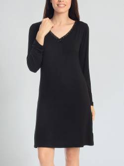 Sassa Casual Comfort: Nachthemd, schwarz (42) von Sassa