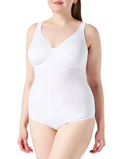 Sassa Damen Formender Body doppelt vorgeformt 00903, Einfarbig, Gr. 80C, Weiß (Weiß 00100) von Sassa