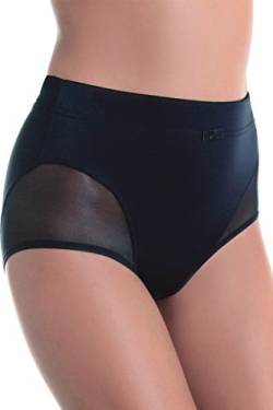 Sassa Damen Miederslip 00594, Einfarbig, Gr. 42 (Herstellergröße: 80), Schwarz (Schwarz 00500) von Sassa