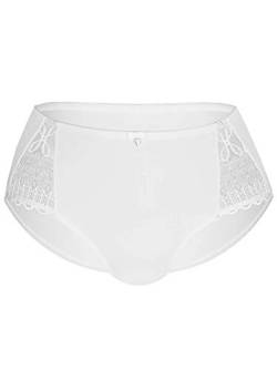 Sassa Damen Panties Panty 36089, Einfarbig, Gr. 42, Weiß (Weiß 00100) von Sassa