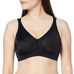 Sassa Damen Soft doppelt vorgeformt BH, Schwarz (Schwarz 00500), (Herstellergröße:90B) von Sassa