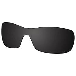 Saucer Premium Ersatzgläser für Oakley Antix Sonnenbrillen High Defense - Carbon Black Polarisiert von Saucer