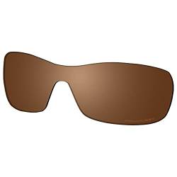 Saucer Premium Ersatzgläser für Oakley Antix Sonnenbrillen High Definition - Amber Brown Polarisiert von Saucer
