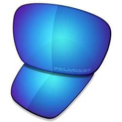 Saucer Premium Ersatzgläser für Oakley Badman OO6020 Sonnenbrillen High Definition - Glacier Blue Polarisiert von Saucer