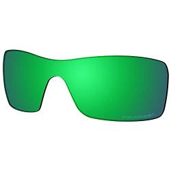 Saucer Premium Ersatzgläser für Oakley Batwolf OO9101 Sonnenbrillen High Defense - Jade Green Polarisiert von Saucer