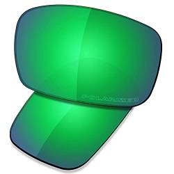 Saucer Premium Ersatzgläser für Oakley Crankshaft OO9239 Sonnenbrillen High Defense - Jade Green Polarisiert von Saucer