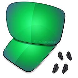 Saucer Premium Ersatzgläser für Oakley Double Edge OO9380 Sonnenbrillen High Defense - Jade Green Polarisiert von Saucer