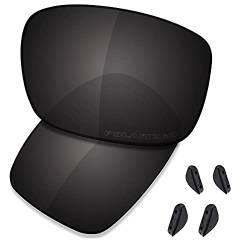 Saucer Premium Ersatzgläser für Oakley Drop Point OO9367 Sonnenbrillen High Definition - Carbon Black Polarisiert von Saucer