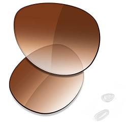 Saucer Premium Ersatzgläser für Oakley Feedback OO4079 Sonnenbrillen High Defense - Brown Gradient Tint Polarisiert von Saucer