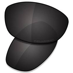 Saucer Premium Ersatzgläser für Oakley Fives 2.0 Sonnenbrillen High Defense - Carbon Black Polarisiert von Saucer