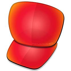 Saucer Premium Ersatzgläser für Oakley Sliver OO9262 Sonnenbrillen High Definition - Fire Red Polarisiert von Saucer