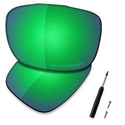 Saucer Premium Ersatzgläser für Oakley TwoFace OO9189 Sonnenbrillen High Defense - Jade Green Polarisiert von Saucer