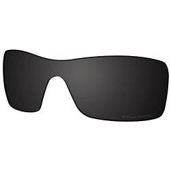 Saucer Premium Ersatzgläser und Nasenpads für Oakley Straightback OO9411 Sonnenbrille, Hohe Verteidigung – Carbon-Schwarz, polarisiert, Einheitsgröße von Saucer