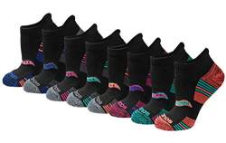 Saucony Damen Multipack Performance Heel Tab Athletic Socken Laufsocken, Verschiedene dunkle (8 Paare), 40 (8er Pack) von Saucony