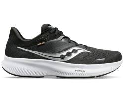 Saucony Damen Ride 16 Sneaker, Schwarz/Weiß, 37 EU Weit von Saucony