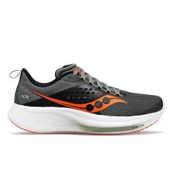 Saucony Herren Ride 17 Sneaker, Schatten Pfeffer, 42.5 EU von Saucony