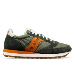 Saucony Jazz Original Herren Militärgrün/Orange, dunkelgrün, 44 EU von Saucony