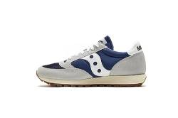 Saucony Jazz Original Vintage Herren Sportschuhe, Grey Navy, 40.5 EU von Saucony