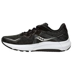Saucony Men's Omni 20 Running Shoe, Black/White, 10 von Saucony