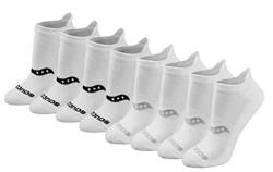 Saucony Women's Performance Heel Tab Athletic Socks (8 & 16, Basic White (8 Pairs), Shoe Size: 5-10 von Saucony