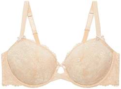 Savage X Fenty Damen Floral Lace Convertible T-Shirt Bra Balconette-BH, Honey Nude, 85FF von Savage X Fenty