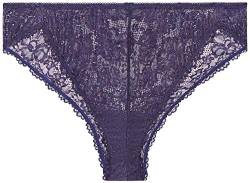 Savage X Fenty Damen Floral Lace High Leg Brazilian Unterwäsche, Marineblau, 2X/3X von Savage X Fenty