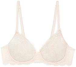 Savage X Fenty Damen Floral Lace Unlined Bra Balconette-BH, Pink Rose Quartz, 80C von Savage X Fenty