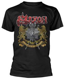 Saxon '40 Years' (Black) T-Shirt (Large) von Saxon