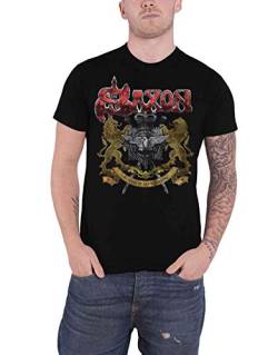 Saxon 40 Years T-Shirt schwarz L von Saxon