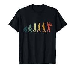 Saxophonspieler Saxophonist Musik Evolution Saxophon T-Shirt von Saxophonist Saxophon Shirts