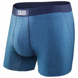 Saxx - Ultra Super Soft Boxer Brief Fly - Kunstfaserunterwäsche Gr S blau von Saxx