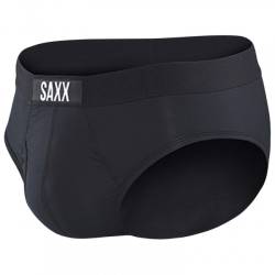 Saxx - Ultra Super Soft Brief Fly - Kunstfaserunterwäsche Gr L schwarz von Saxx