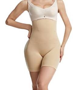 Sayago Miederslip Stark Formend Bauchweg Tanga Damen String Shapewear Nahtlose Mieder Figurformende Miederhose Hohe Taille Miderpants von Sayago