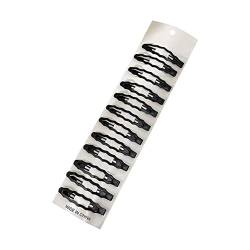 10/12PCS Schwarz Snap Haar Clips Barrettes Für Frauen Einfache Süße Kopfschmuck Wassertropfen Q3W7 Haar Zubehör Clips Barrette Kid von Sbyzm