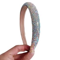 Schwamm Glänzend Voll Strass Silber Stirnbänder Damen Handgemachte Vielseitige Headwear Schmuck Für Frauen Zubehör Haar W3Y9 Geschenke von Sbyzm