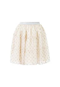 Scabbo Girl's Minirock Skirt, Wollweiss Mit Goldenen Punkten, 8 Jahre von Scabbo