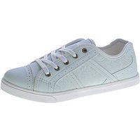 Scandi Damen Sneaker sportliche Halb Schuhe Slipper Slip-On Sneaker Blumenmuster, Frühjahr, Sommer von Scandi