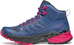 Scarpa Damen Rush MID GTX WMN Traillaufschuhe, Blue-Fuxia Gore-tex SHCM Free Dome, 42 EU von Scarpa